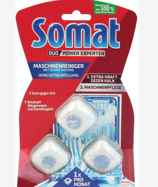 Somat Vaatwasmachinereiniger - 3 Tabletten
