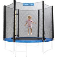 Monzana Trampoline - Ø244cm Veiligheidsnet UV- en weerbestendig - Zwart
