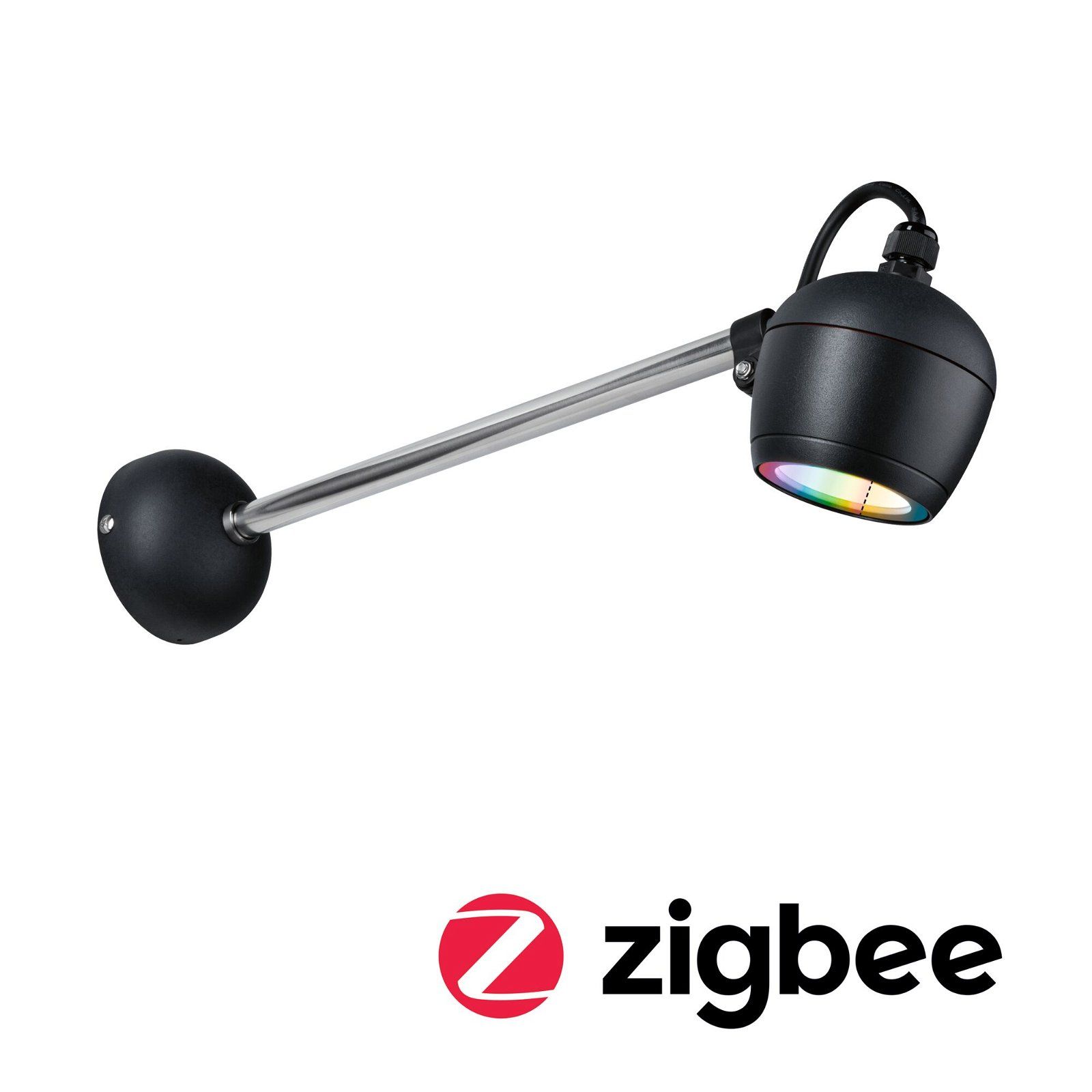 Paulmann Kikolo RGBW LED Outdoor Wall Light - Smart Home Zigbee 3.0 - Anthracite