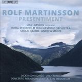 Outhere BIS Records Martinsson: Presentiment (Orchestral Works) (SACD)