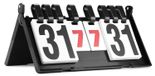 Scorebord - 4-cijferig - Opvouwbaar telbord - 39 x 21 cm