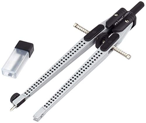 FABER-CASTELL Snelverstelbare passer GRIP zilver