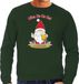 Bellatio Decorations foute kersttrui/sweater heren - Bier kabouter/gnoom - groen - Doordrinken XXL