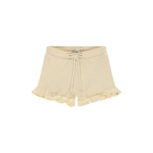 A Tiny Story casual short lichtgeel ajour