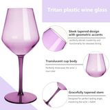 Set de 6 Verre à vin incassable coloré