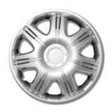 Petex RB53011 wieldop Opus 1-voudig gelakt, materiaal: ABS in box, zilver - set van 4