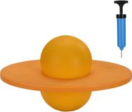 Merkloos Relaxdays Pogo bal - kinderen - tot 100 kg - geel