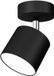 Eko-Light Plafondspot Cloudy 1-lamp noir