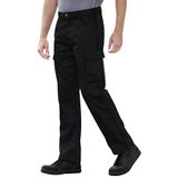 Australian Bikers Gear Cargo Motorbroek, Zwart, 36L UK (46L EU)