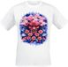Funshirt Oni Mask - Flower Heren T-shirt - wit - L