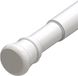 Ibenzoa® Tringle à rideaux sans perçage pour fenêtres et douches, barre à pince réglable, 73-175 cm, blanc