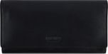mano Don Andrea Portemonnee RFID-bescherming Leer 19 cm - Dames - Staand formaat - zwart