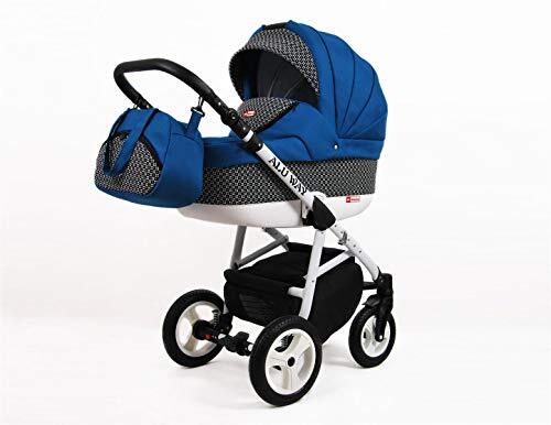 SaintBaby Kinderwagen 3in1 2in1 Set Isofix Buggy Autostoel Light Weight bySaintBaby Indygo Square 2in1 zonder autostoel