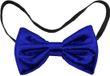 Folat Strikje metallic blauw