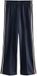 Next Dames Broek met wijde pijpen en zijstreep - Blauw