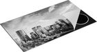 Chefcare Inductie Beschermer Skyline Calgary Stad - Zwart Wit - 95x55 cm