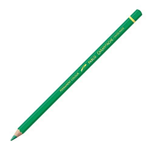 Caran d'Ache Pablo Wooden Artist Quality Colour Potloden kleurpotloden kleurpotloden/3 stuks/pak - Kleur: 460 PEACOCK GREEN/PFAUGROEN (66.460) / FSC™-gecertificeerd cederhout