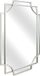 Romimex Wandspiegel Zilverkleurig Metaal 61 x 92 x 2 cm