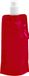 Merkloos / Sans marque Festival/Outdoor Drinkfles/Bidon - Rood - Navulbaar - Opvouwbaar met Haak - 400 ml