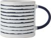 Mikasa Mok Striped Keramiek 390ml Blauw