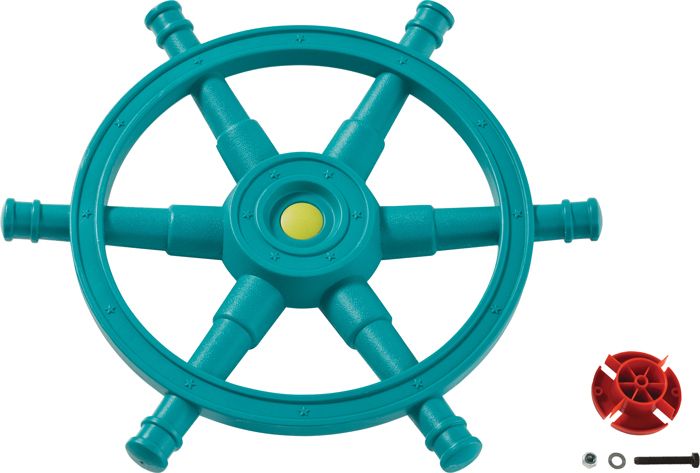 KBT Stuurwiel Boot Star (turquoise/lime)