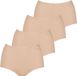 Sloggi Maxislip Pure Comfort Maxi Huid Effen Dames 4 Stuks