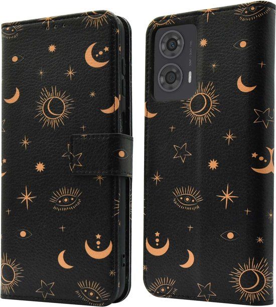 iMoshion Book Case hoesje voor Motorola Moto G24 Power - Zwart / Sky Black