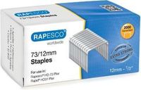 Rapesco 1261 Type 73/12 mm Verzinkte Heavy Duty Nietjes, 2000 Stuks