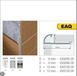 GENESIS Tegelstrip Aluminium Half Rond Mat Zilver 8 Mm