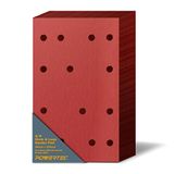 POWERTEC 4R13506-50 60 Grit A/O Haak en Loop voor RTS 400/LS 130 Sander Pad (50 Pack)