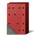 POWERTEC 4R13506-50 60 Grit A/O Haak en Loop voor RTS 400/LS 130 Sander Pad (50 Pack)