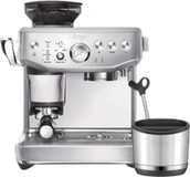 Sage Barista Express Impress - Brushed Stainless Steel + Knock Box