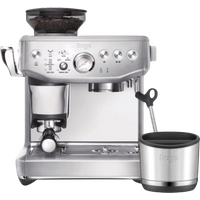 Sage Barista Express Impress - Brushed Stainless Steel + Knock Box