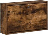 vidaXL Wandgemonteerde Schoenenkast BREDA 71 x 17 x 43 cm Bewerkt hout