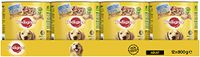 Pedigree Wet Dog Food with 3 Poultry Varieties in Loaf, 12 Cans (12 x 800g)