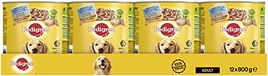 Pedigree Wet Dog Food with 3 Poultry Varieties in Loaf, 12 Cans (12 x 800g)