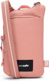 Pacsafe GO Tech Crossbody tas - 0.2L - RFID - Anti-diefstal - Festivaltas - Reistas - Roze