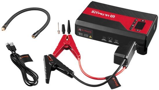 ULTIMATE SPEED Jumpstarter auto - compressor en powerbank - 14 Ah