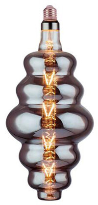 BES LED LED Lamp - Design - Origa XL - E27 Fitting - Titanium - 8W - Warm Wit 2400K