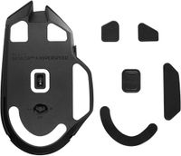 kwmobile muis voeten sticker geschikt voor Razer Basilisk V3 X HyperSpeed - Computermuis glijder - Stickers in zwart