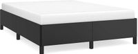 vidaXL Bedframe zonder matras zwart 152x203 cm Queen kunstleer