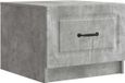 vidaXL Salontafel Betongrijs 49 x 50 x 37 cm Bewerkt hout