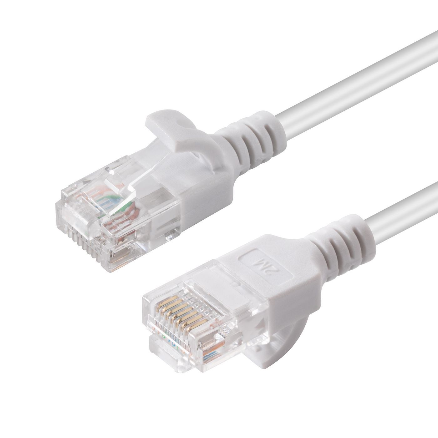 Microconnect V-UTP610W-SLIM netwerkkabel Wit 10 m Cat6 U/UTP (UTP)