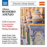 Concerto Naxos Iagoba Fanlo, Sergey Teslya, Cammerata Orchestra - Asenjo: Cello Concerto | Concerto For Two Violins | String Symphony (CD)