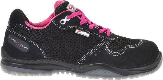 Sixton Timba LG S1P ESD Zwart/Roze - Maat 35