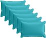 vidaXL - Kussensloop - 6 stuks - HOUTEN - Turquoise - 30 x 50 cm - Polyester