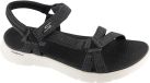 Skechers Go Walk Flex Sandal - Sublime, Vrouwen, Zwart, Sandalen, maat: 39