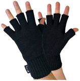 Merkloos / Sans marque THMO - 3m Dunsulate wintervingerloze handschoenen voor heren - Zwart - L/XL