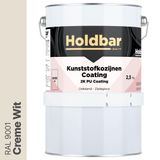 Holdbar Kunststofkozijnen Coating Creme Wit (RAL 9001) 2,5 Kg