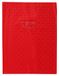 Calligraphe 72413C Schriftomslag met Diamantkorrel structuur Rood - 24x32 cm - 18/100ste met Etikethouder - PVC Opaak
